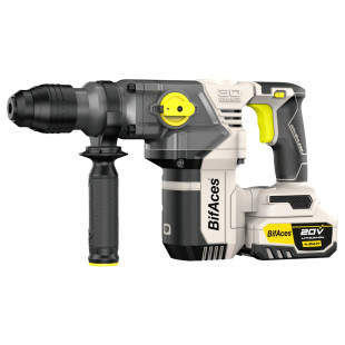 Перфоратор аккумуляторный DLRH-40-30, SDS-plus, 2 реж., Li-Ion, 2 акк.,  4,0 Ач, 5 Дж, 20 В - фото - 7